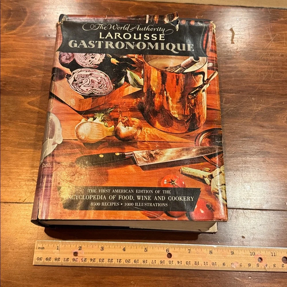 Vintage Larousse Gastronomique Encyclopedia Food Wine Cookery 1961 Hardcover